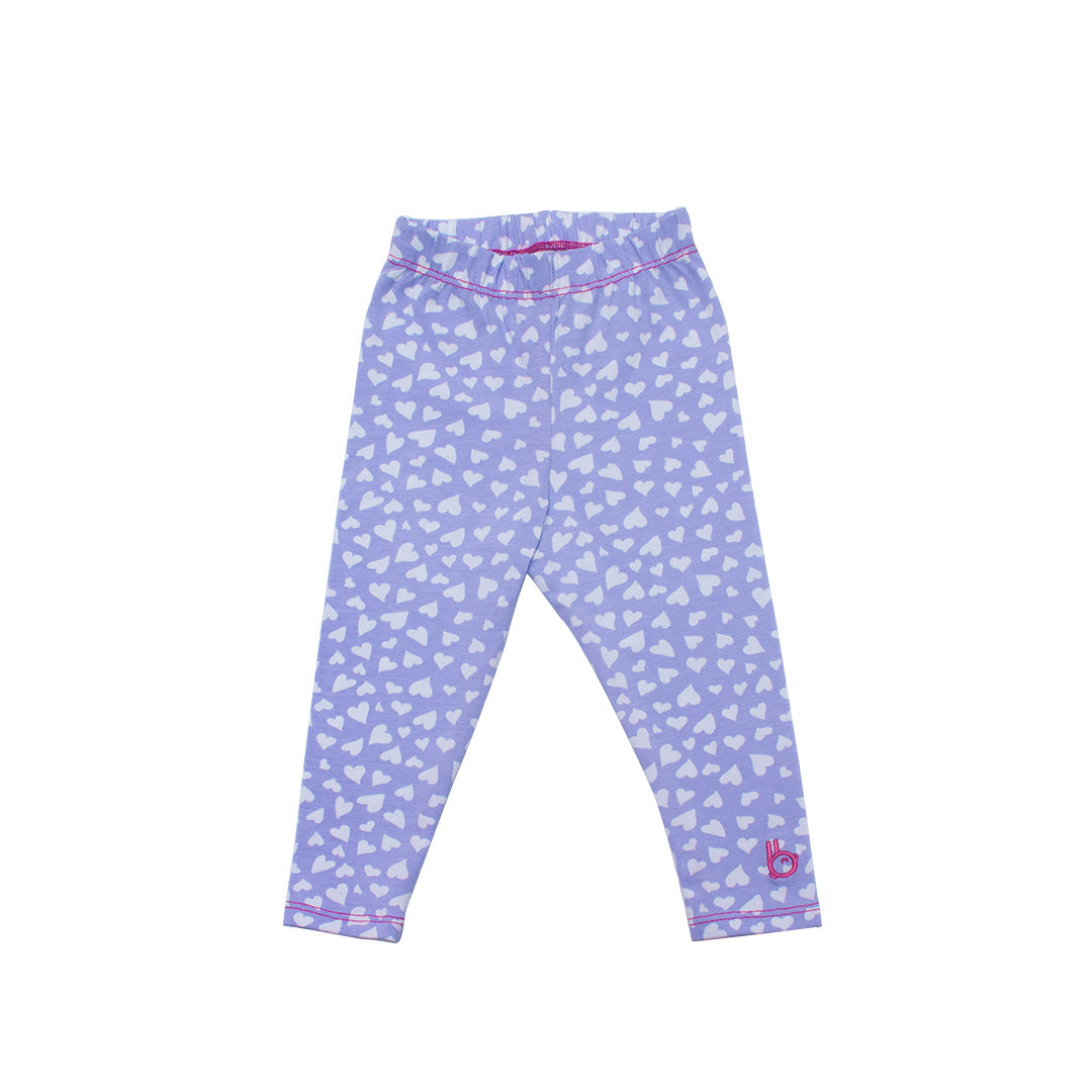 Legging Corazones de Algodón