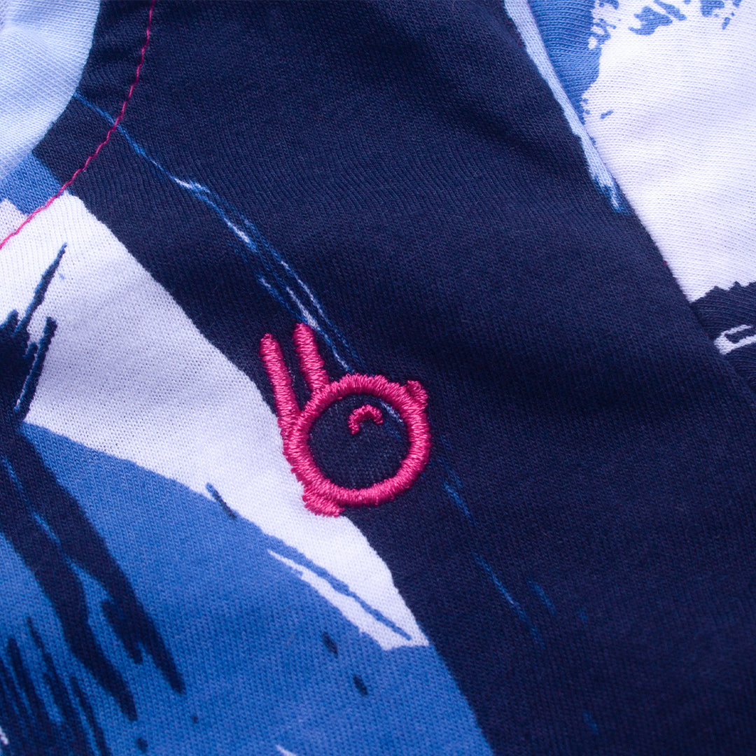 Playera Pintura de Bebé Azul