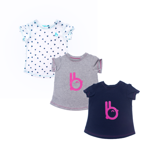 Pack de Playeras para Niña